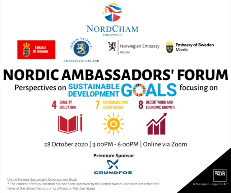 Nordic Ambassadors’ Forum 2020 Event Poster